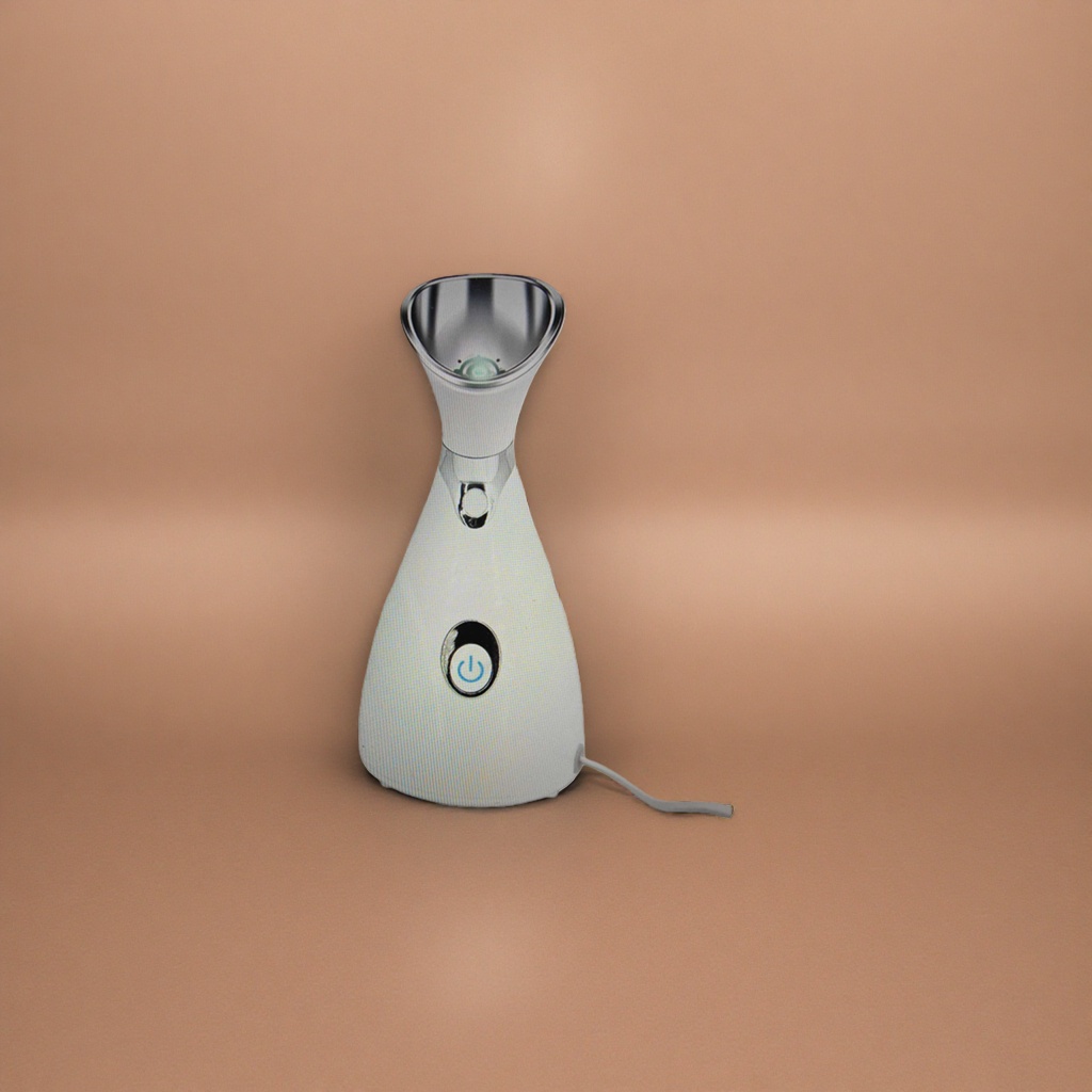 The white steam beauty device for deep facial cleansing and hydration is now portable for home use details Picture