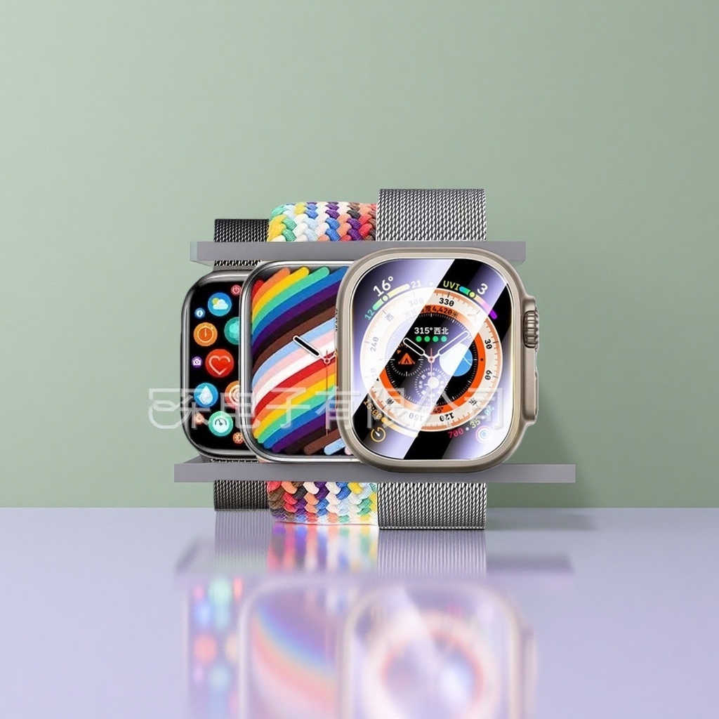Color dial smartwatch for both men and women, Bluetooth, sports heart rate monitoring, waterproof