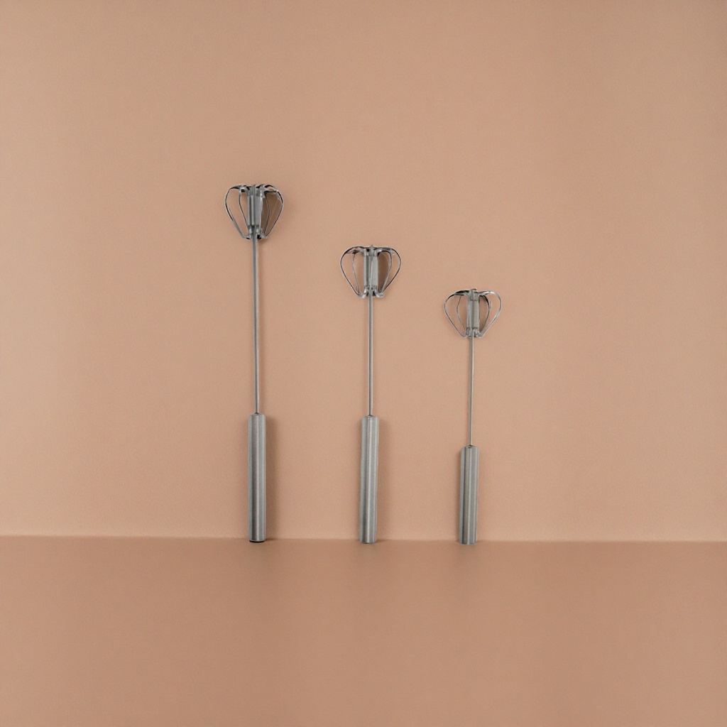 Acero inoxidable plateado batidor de huevo batidor de mano kitchen baking tools Application Scenario