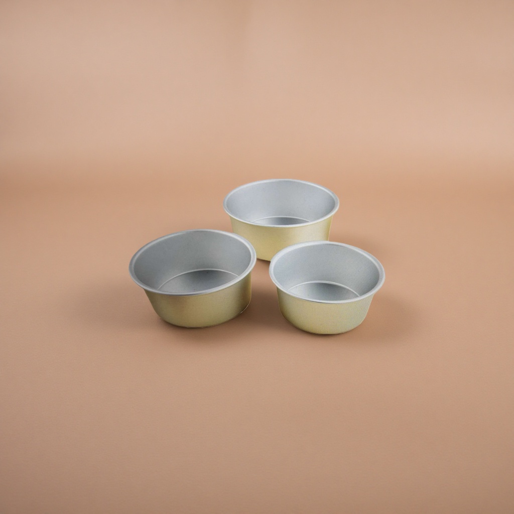 Silver circular cake mold baking non-stick household baking tray, 20cm diameter Specification image
