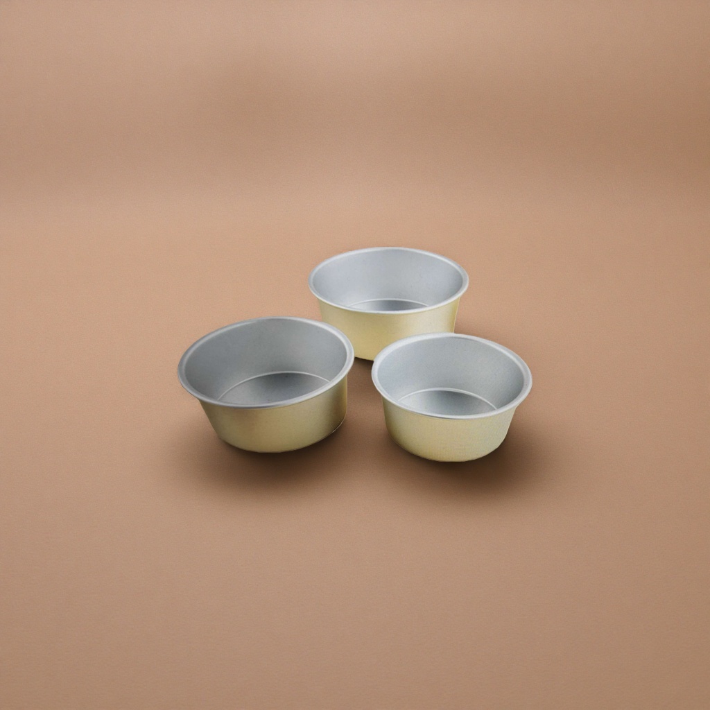 Silver circular cake mold baking non-stick household baking tray, 20cm diameter details Picture