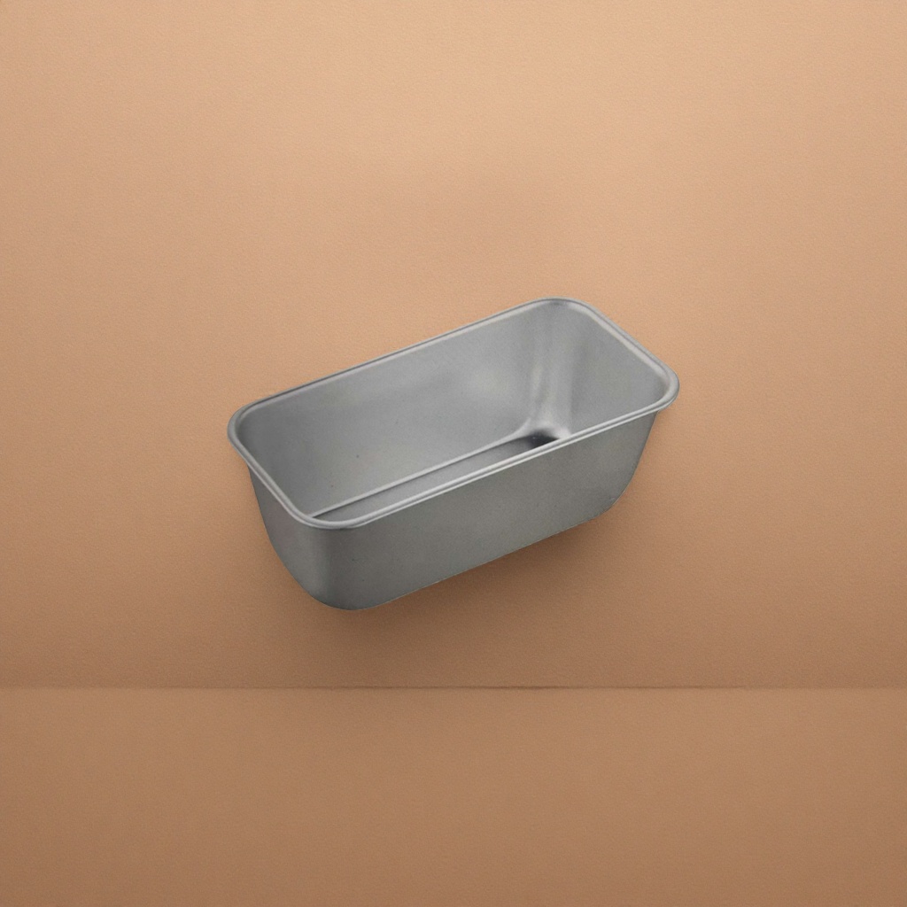 A silver rectangular baking tray, a non-stick baking tray for home use in baking and grilling meat details Picture
