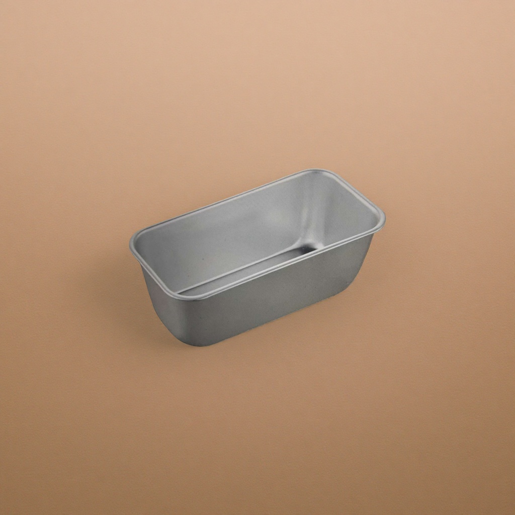 A silver rectangular baking tray, a non-stick baking tray for home use in baking and grilling meat Specification image