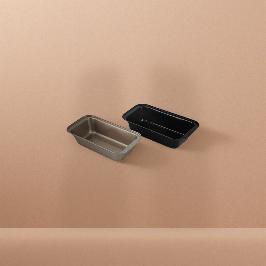 Black and gold rectangular baking tray, non-stick baking tray for home use in grilling and baking