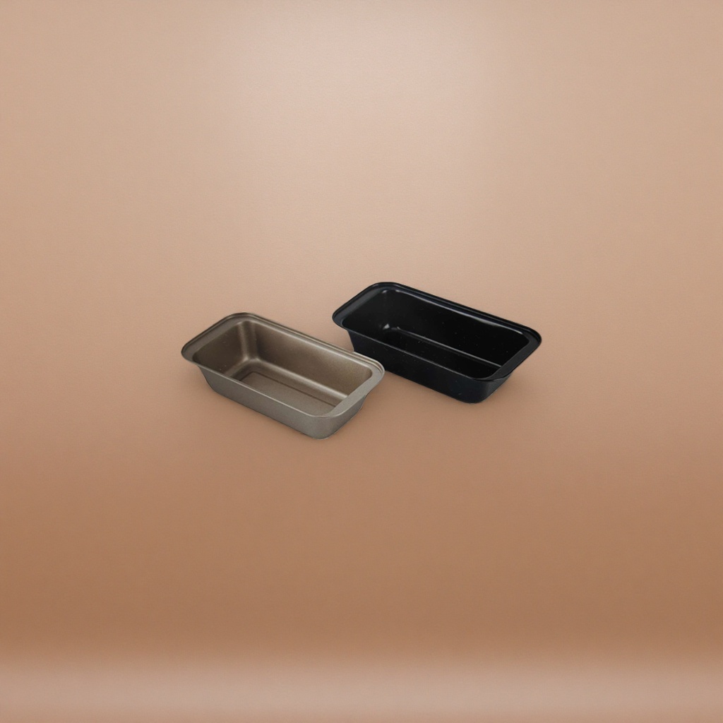 Black and gold rectangular baking tray, non-stick baking tray for home use in grilling and baking details Picture