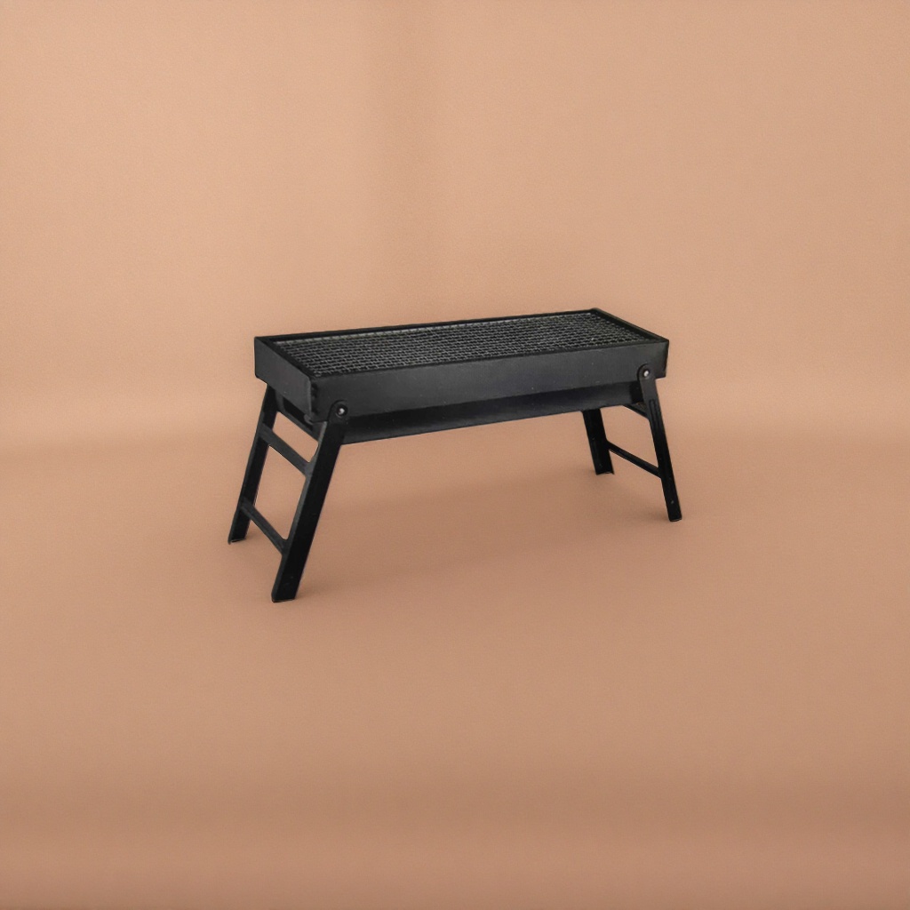 Negro plegable portátil barbacoa al aire libre camping hogar carbon baking stand Application Scenario