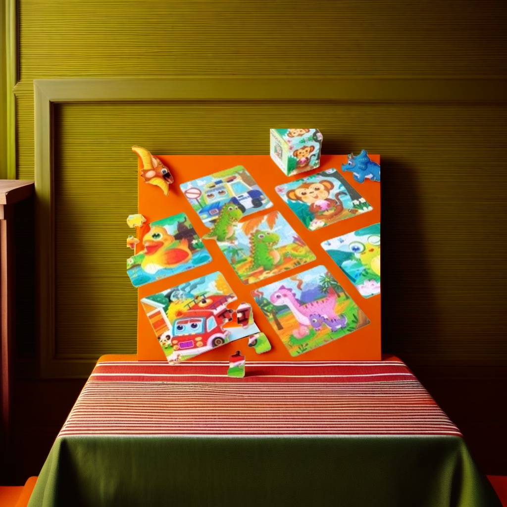 Juguetes de rompecabezas de colores para niños puzzles educación temprana juguetes de iniciación seguro no tóxico diseño de esquina redonda Application Scenario