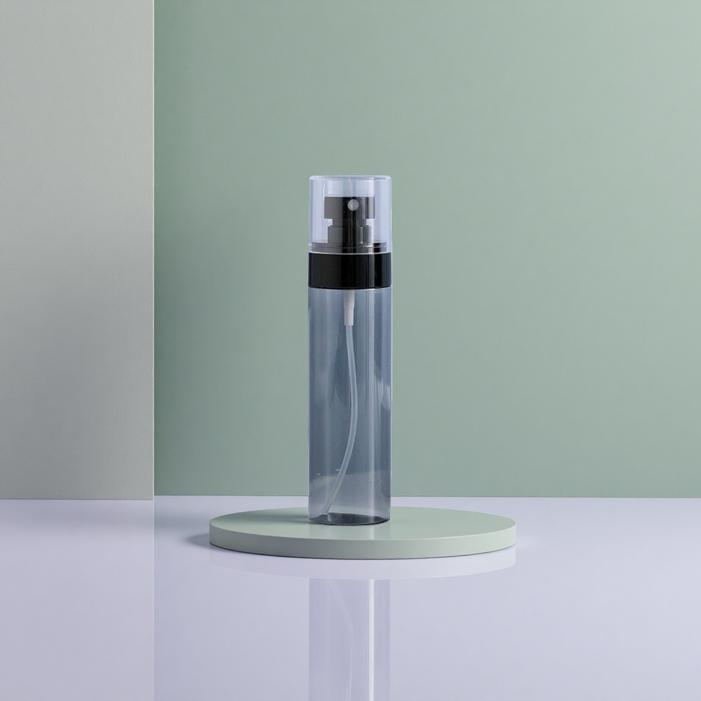 灰色喷雾瓶 500ml 按压式细雾喷头 可重复使用空瓶