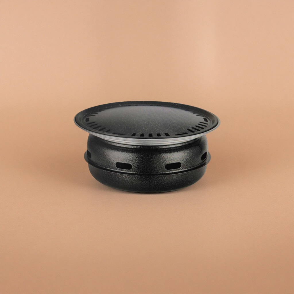 The black round baking tray is a non-stick baking tray for home use, with a diameter of 28cm Specification image