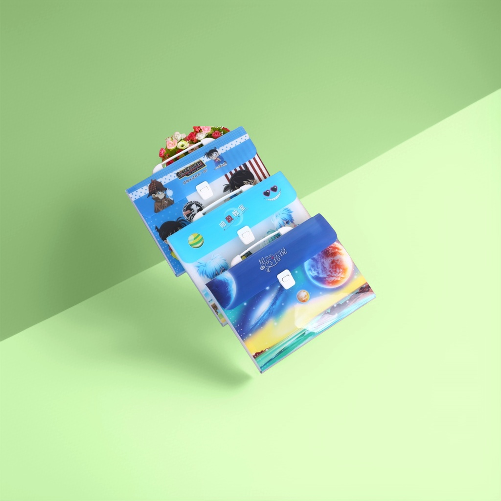 彩色动漫文件袋产品图