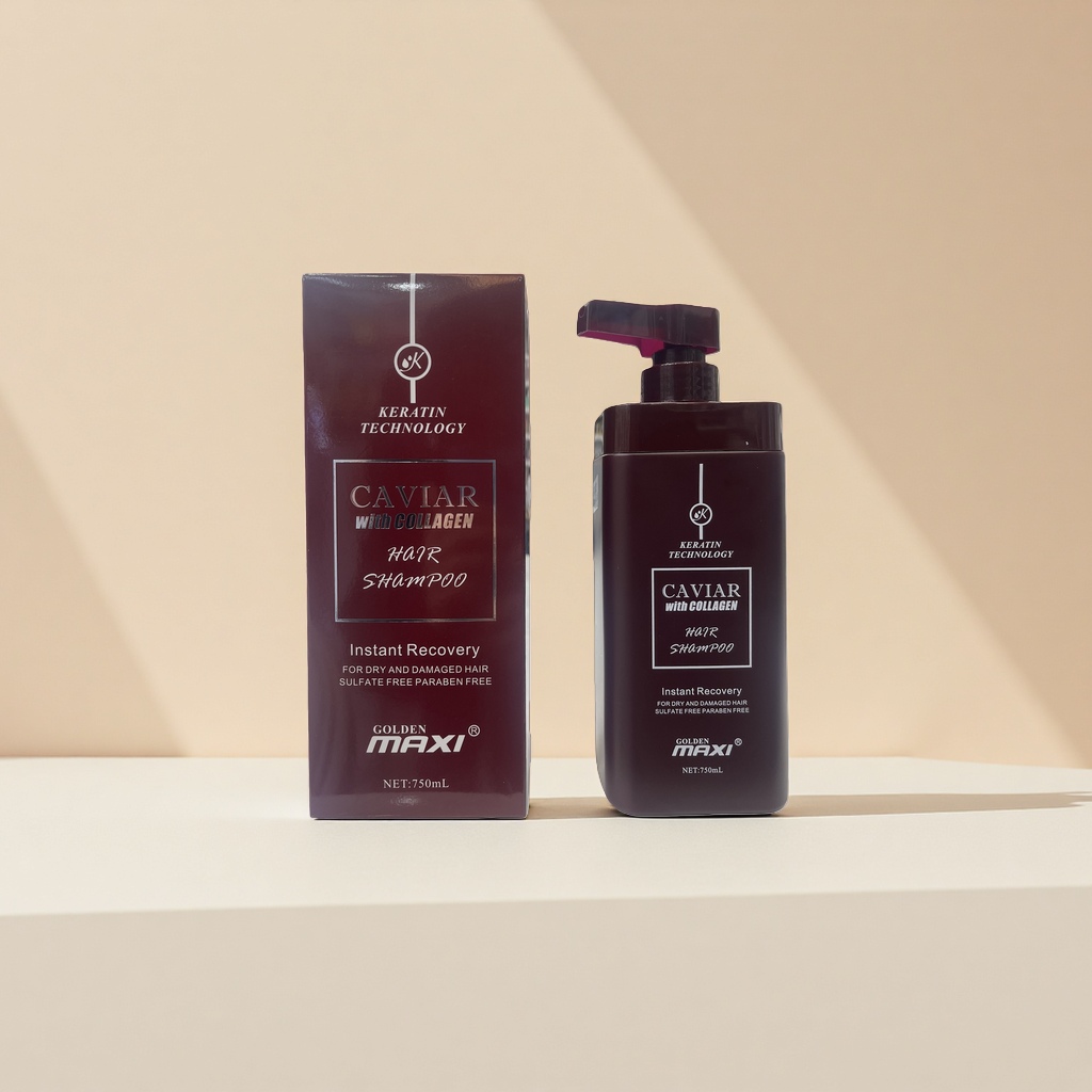 GOLDEN MAXI caviar Collagen Shampoo is a best-selling Middle Eastern caviar collagen shampoo Specification image
