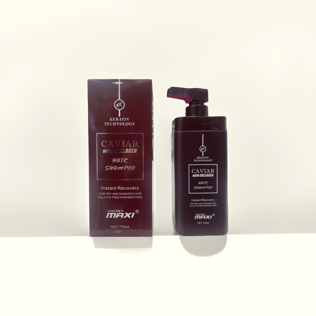GOLDEN MAXI caviar Collagen Shampoo is a best-selling Middle Eastern caviar collagen shampoo details Picture
