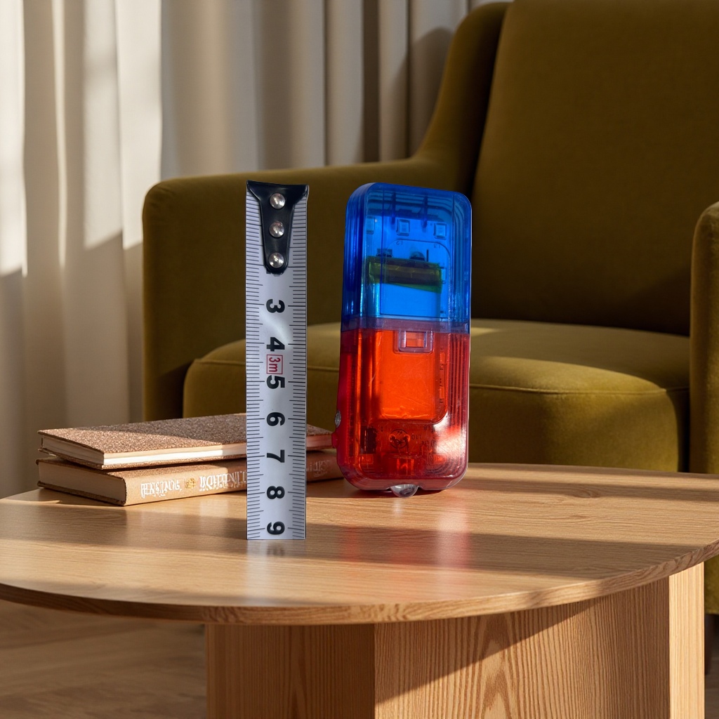 مصابيح الكتف محمولة متعددة الأغراض لأجهزة إلكترونية ذات غلاف أزرق وشفاف Specification image