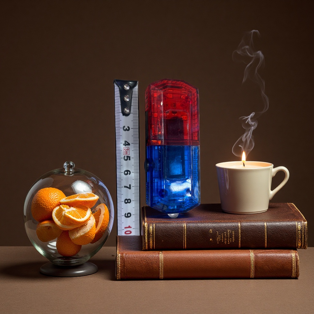 Red and blue dual-color warning light, high-brightness strobe waterproof warning shoulder light specially designed for outdoor engineering vehicles Specification image