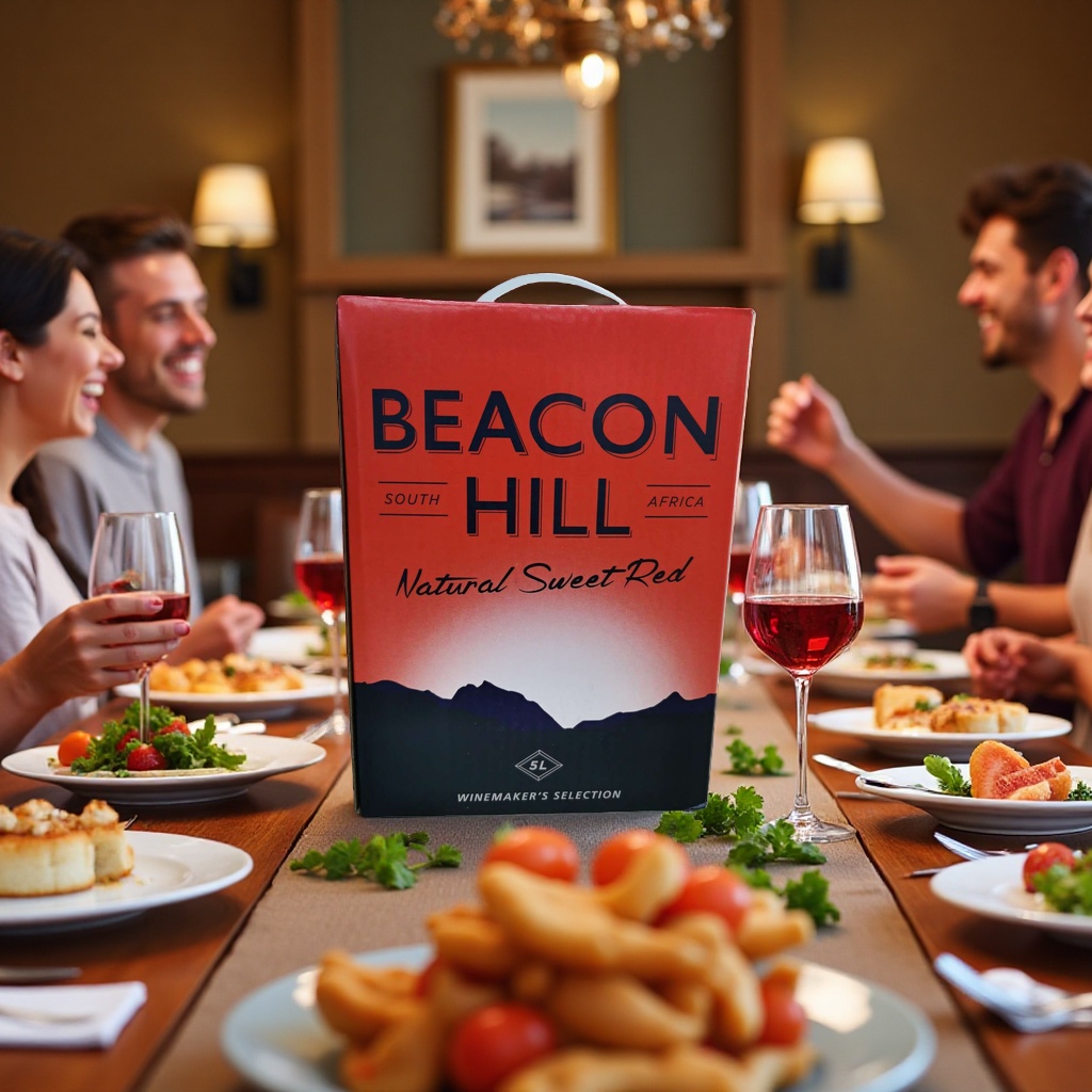 比克山（BEACON HILL）自然甜红葡萄酒 5L盒装