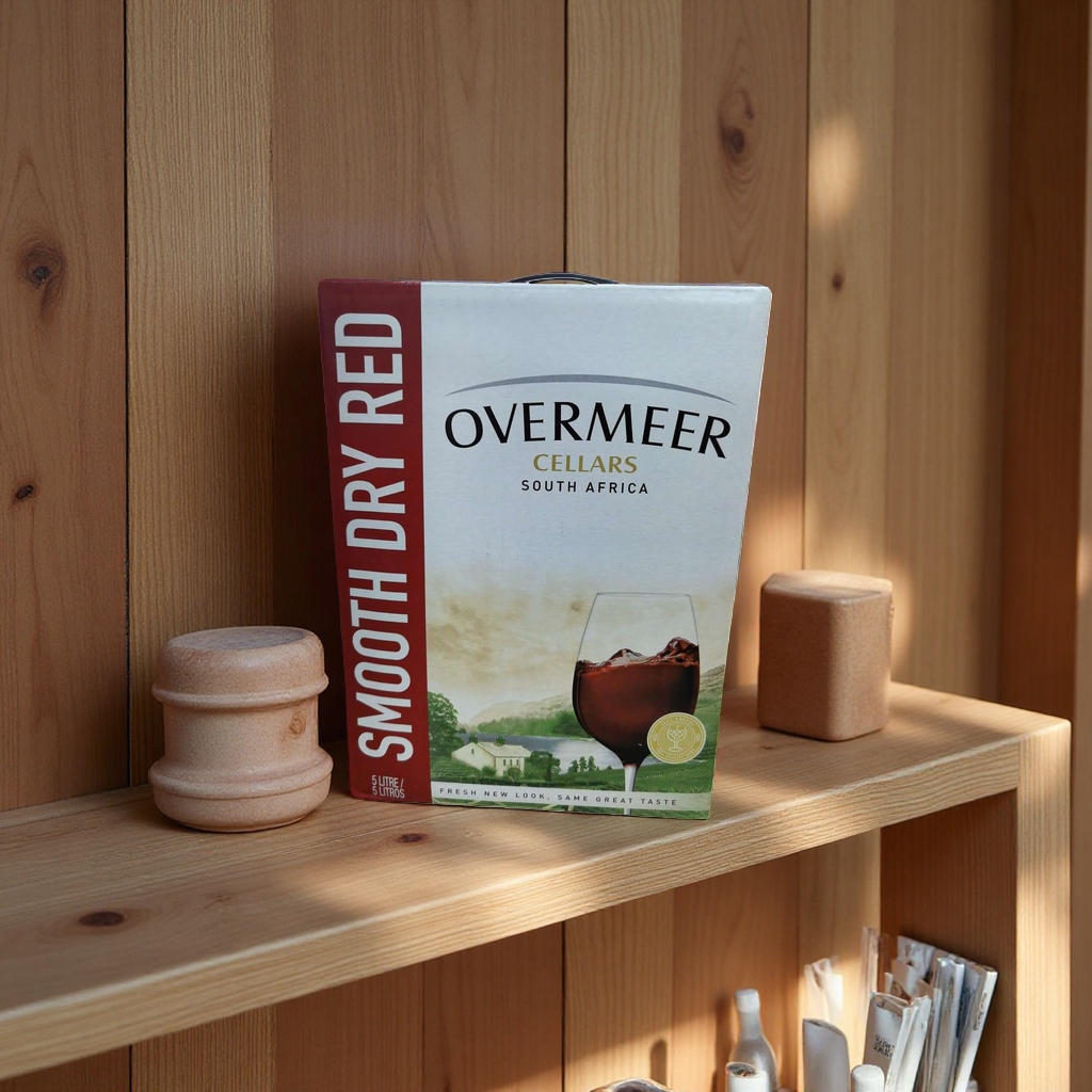 奥弗米尔酒庄（OVERMEER CELLARS）柔顺干红葡萄酒 5L盒装