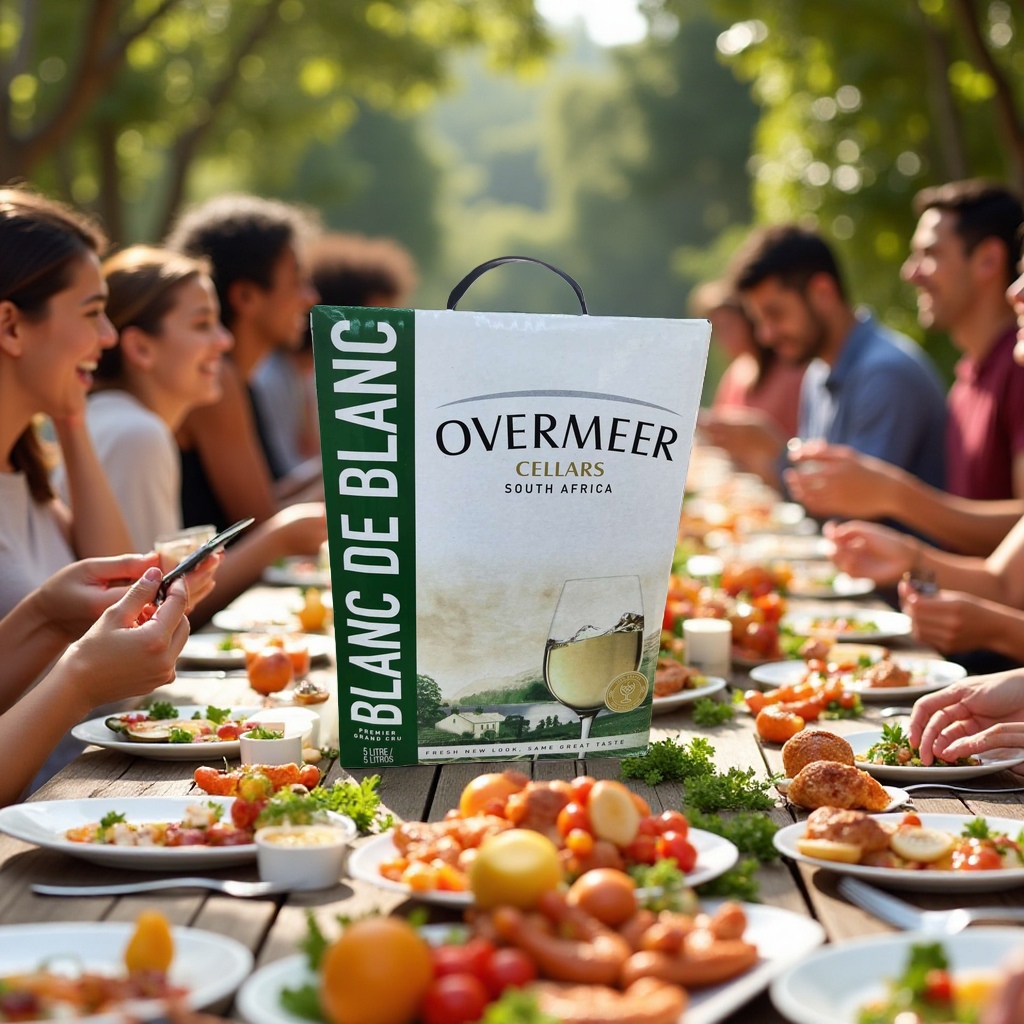 奥弗米尔酒庄（OVERMEER CELLARS）白波尔多干白葡萄酒 5L盒装