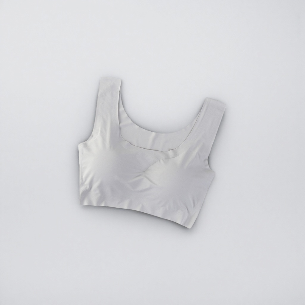 The grey strapless bra brings together a seamless and comfortable lingerie for women Specification image
