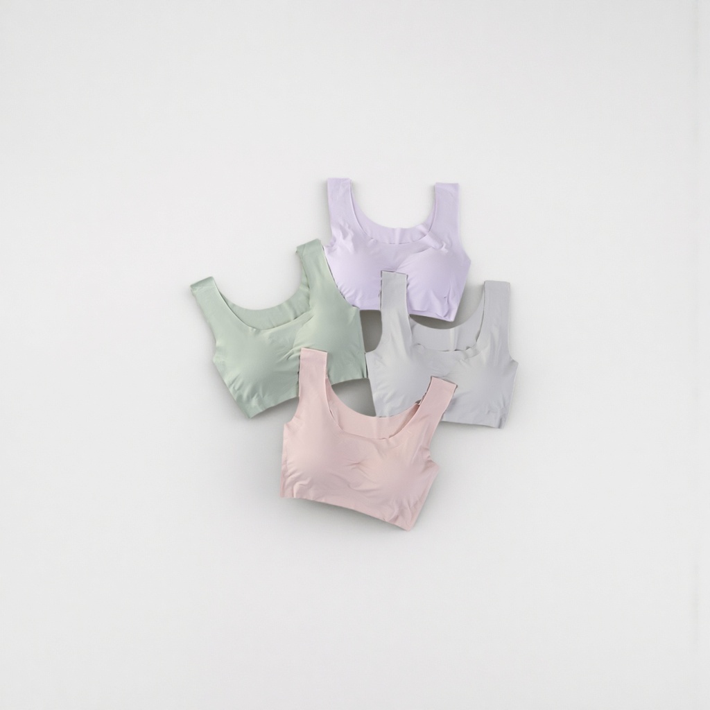 Five-color, frameless vest bra is comfortable, breathable and seamless, gathering women's underwear Application Scenario