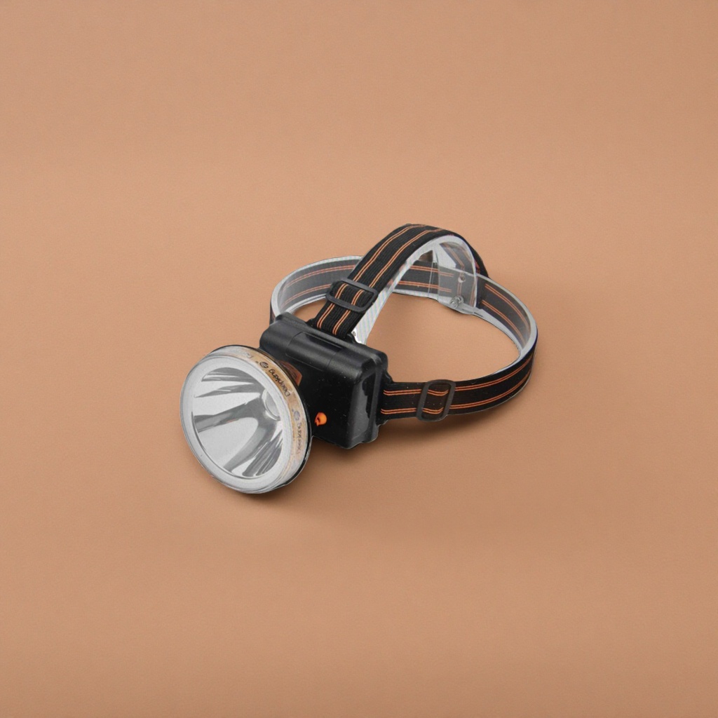 Black headlight strip, orange striped headlight strip, transparent lens, lightweight and adjustable lighting lamp details Picture