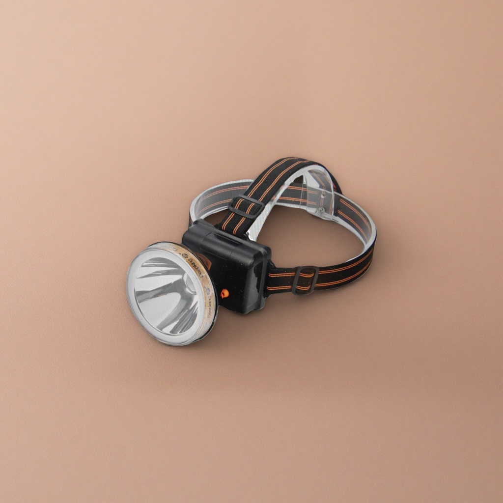 Black headlight strip, orange striped headlight strip, transparent lens, lightweight and adjustable lighting lamp Specification image
