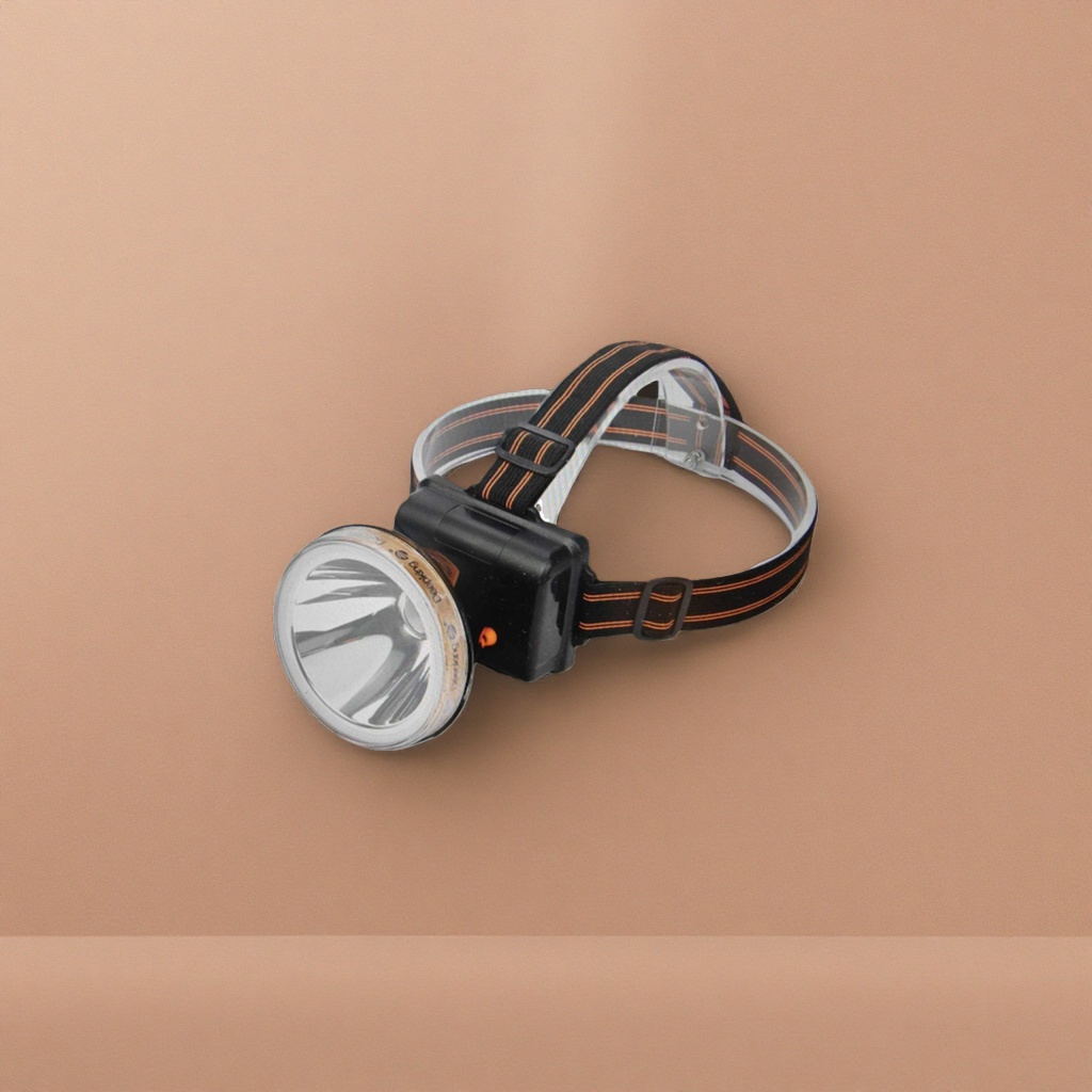 Black headlight strip, orange striped headlight strip, transparent lens, lightweight and adjustable lighting lamp