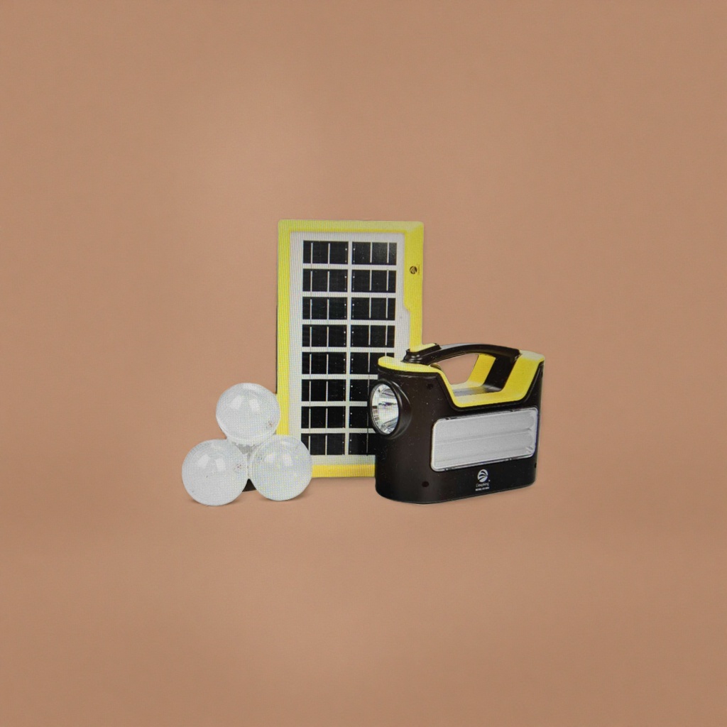 Black and yellow solar garden lamp, outdoor waterproof LED lighting lamp details Picture