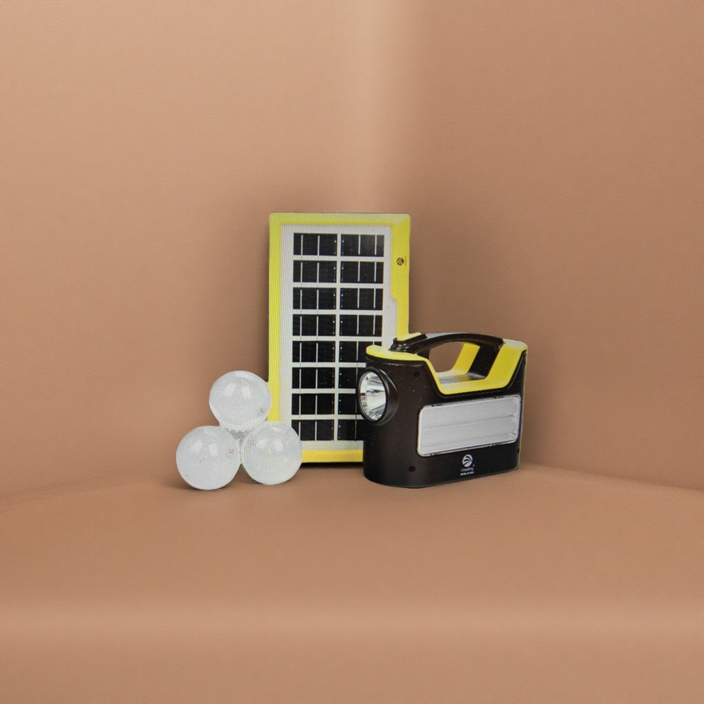 Black and yellow solar garden lamp, outdoor waterproof LED lighting lamp