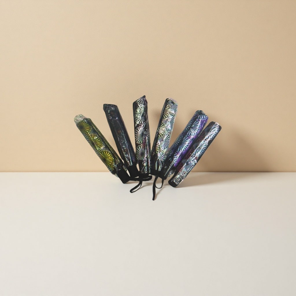 Colorful chrysanthemum pattern all-weather umbrella, waterproof, sun-proof, lightweight and foldable, specially designed for ladies Specification image