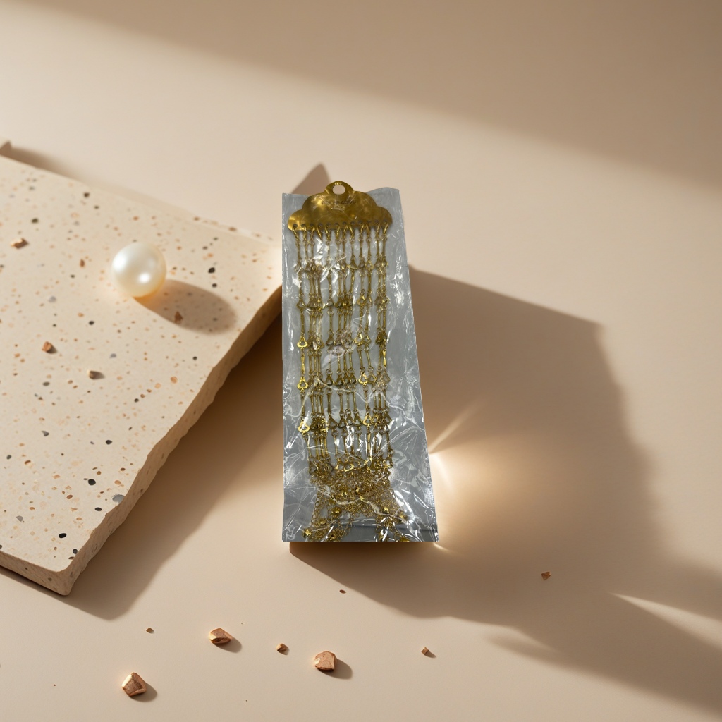 金色链条饰品 精致合金项链手链通用配饰