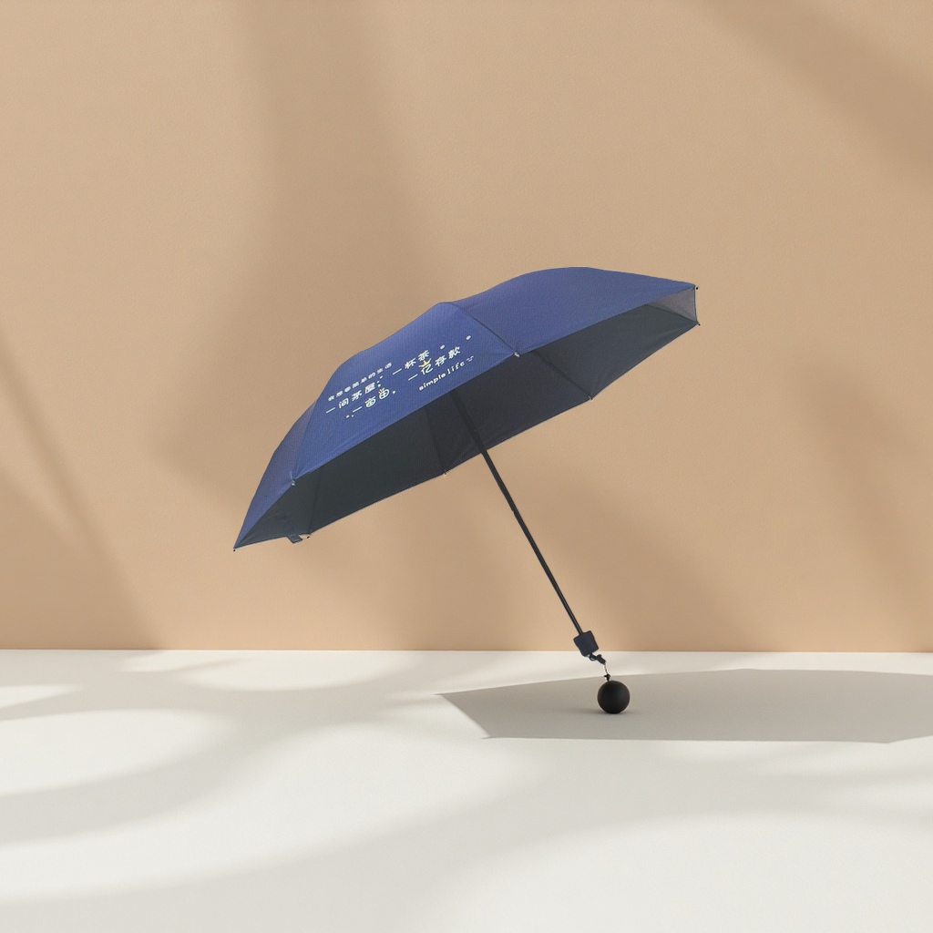 Paraguas azul sol y lluvia de doble uso auto abierto y cerrado protector solar a prueba de viento portátil plegable mujer hombre universal