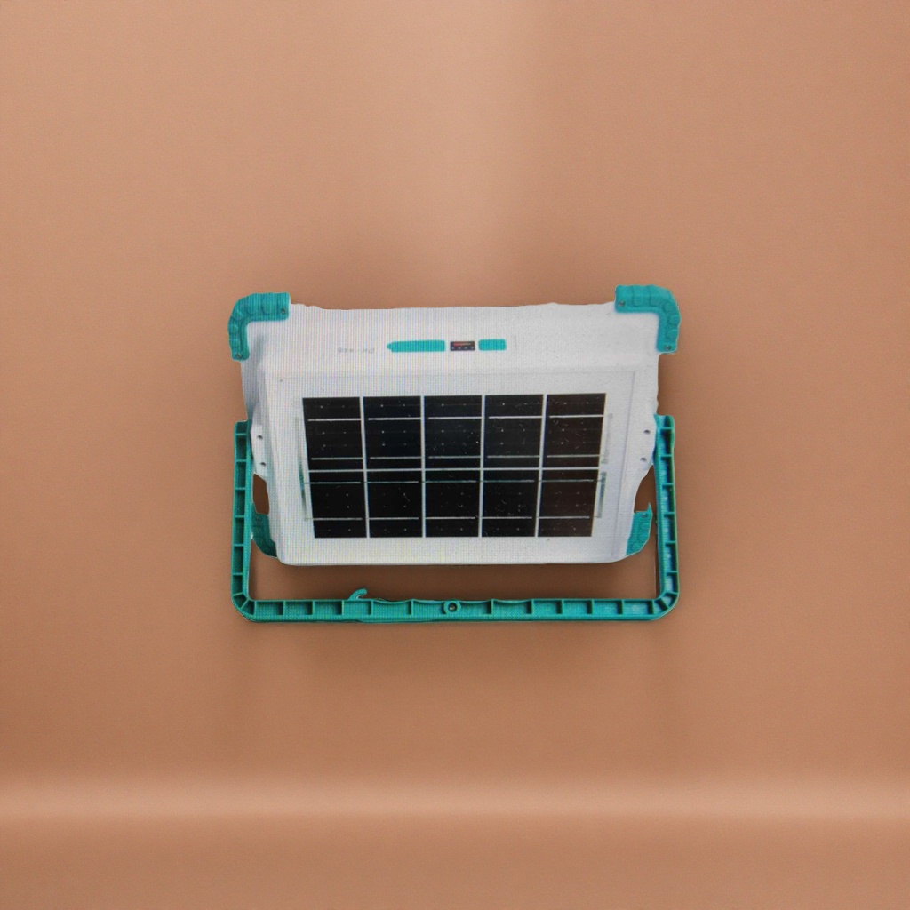 White solar power bank with large capacity for portable outdoor emergency charging
