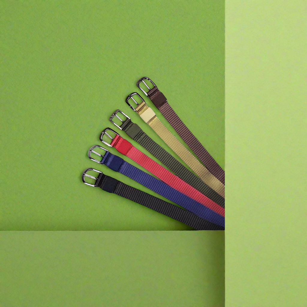 The colorful fabric belt is fashionable, versatile and adjustable, suitable for both women and men Specification image