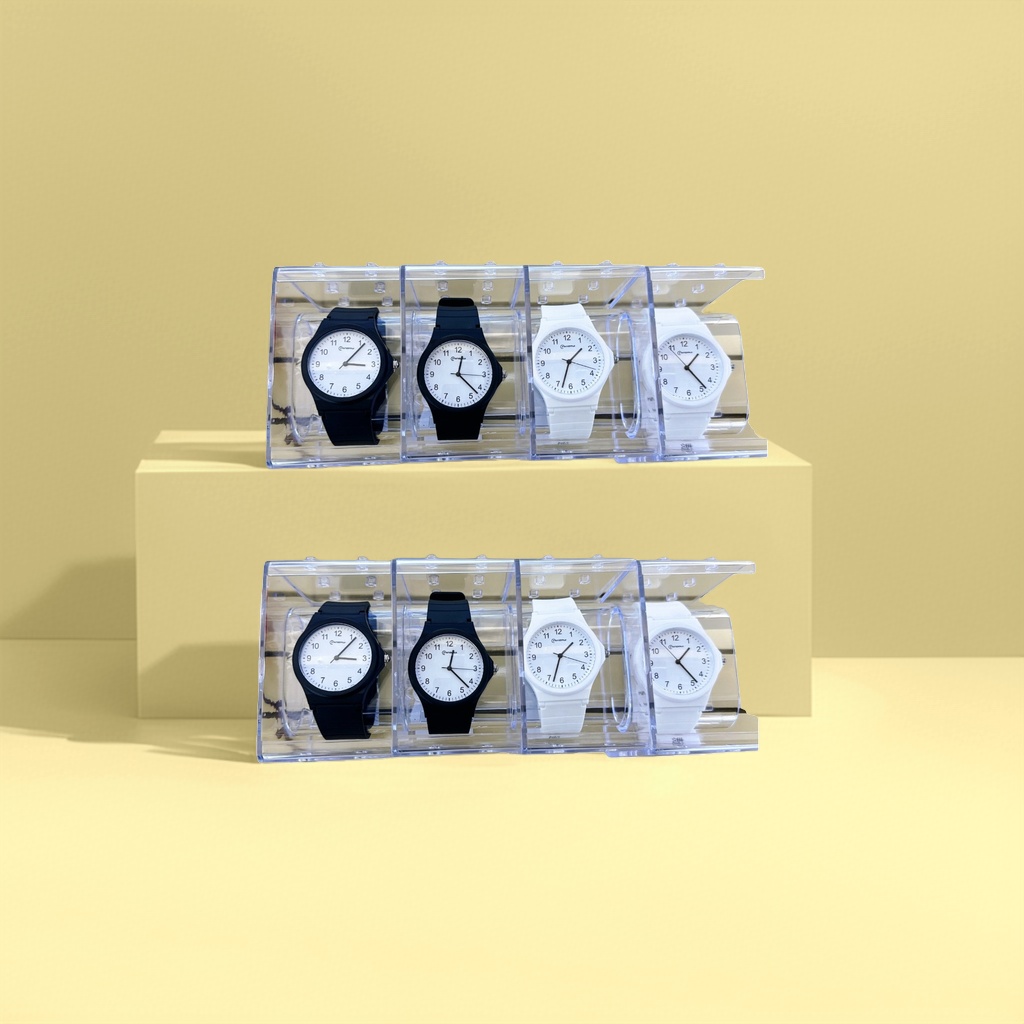 Black strap and white dial watch black strap and black dial watch white strap and white dial watch combination details Picture
