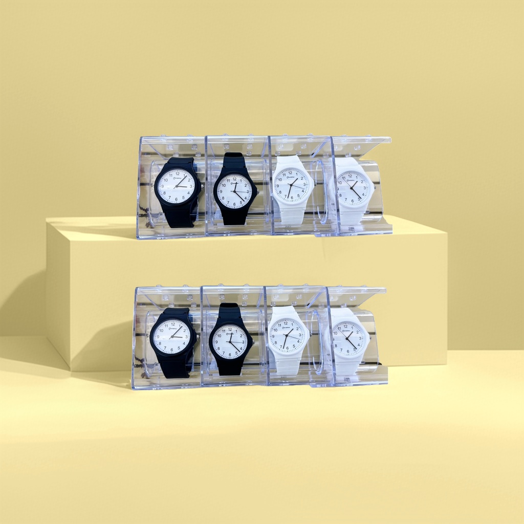 Black strap and white dial watch black strap and black dial watch white strap and white dial watch combination Application Scenario