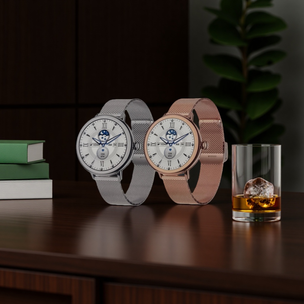 The white packaging box smartwatch with multi-functional sports and health monitoring is suitable for both men and women details Picture