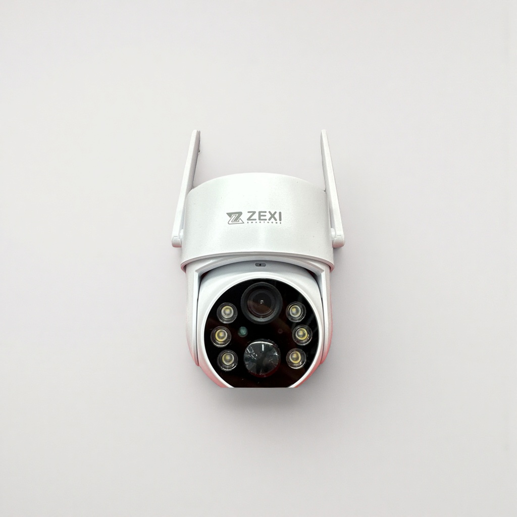 Cámara de vigilancia blanca hd visión nocturna impermeable interior al aire libre cámara de seguridad general Application Scenario