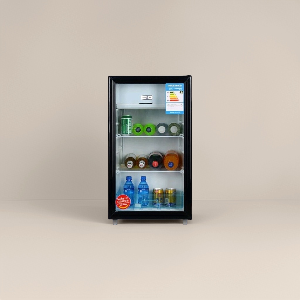 Refrigerador negro doble puerta ahorro de energía silencioso hogar pequeño refrigerador congelador uno Application Scenario