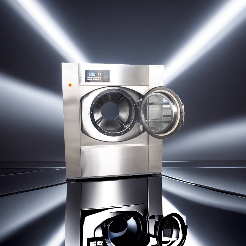 Lavadoras automáticas de grado industrial de plata de gran capacidad duraderas para el uso doméstico comercial details Picture