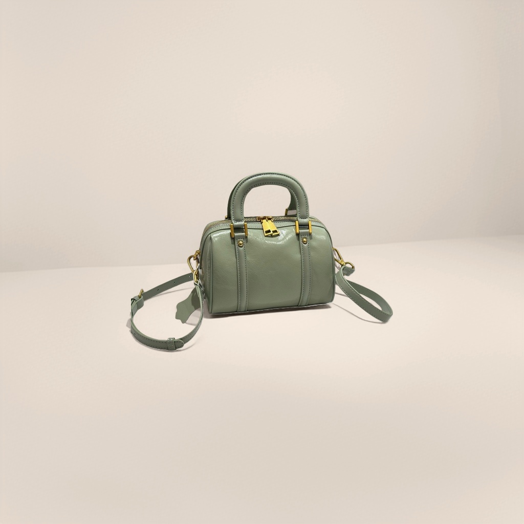 Luz verde moda handbag mujer versátil commuter un hombro tote bag Specification image