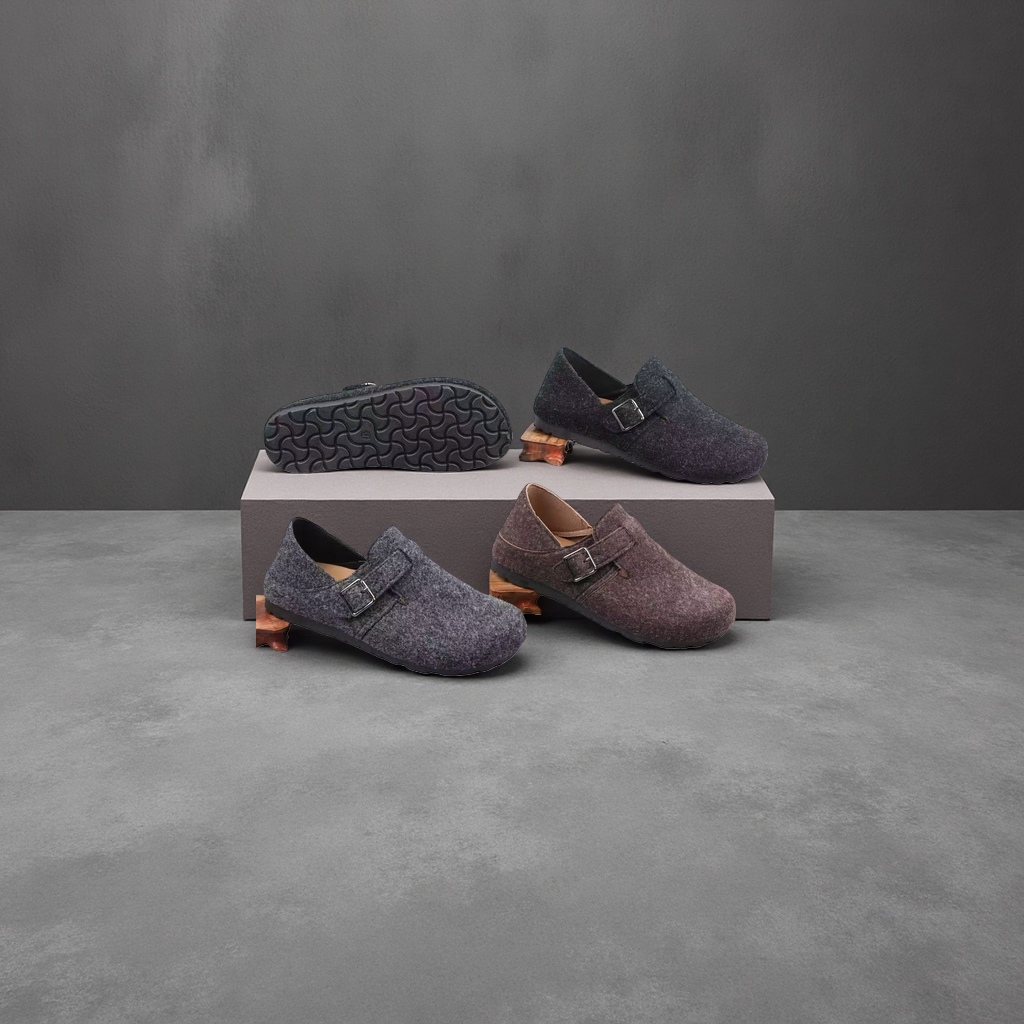 Zapato casual con hebilla ante marrón para hombre y mujer mismo modelo versátil suela suave antideslizante 165312295 Application Scenario