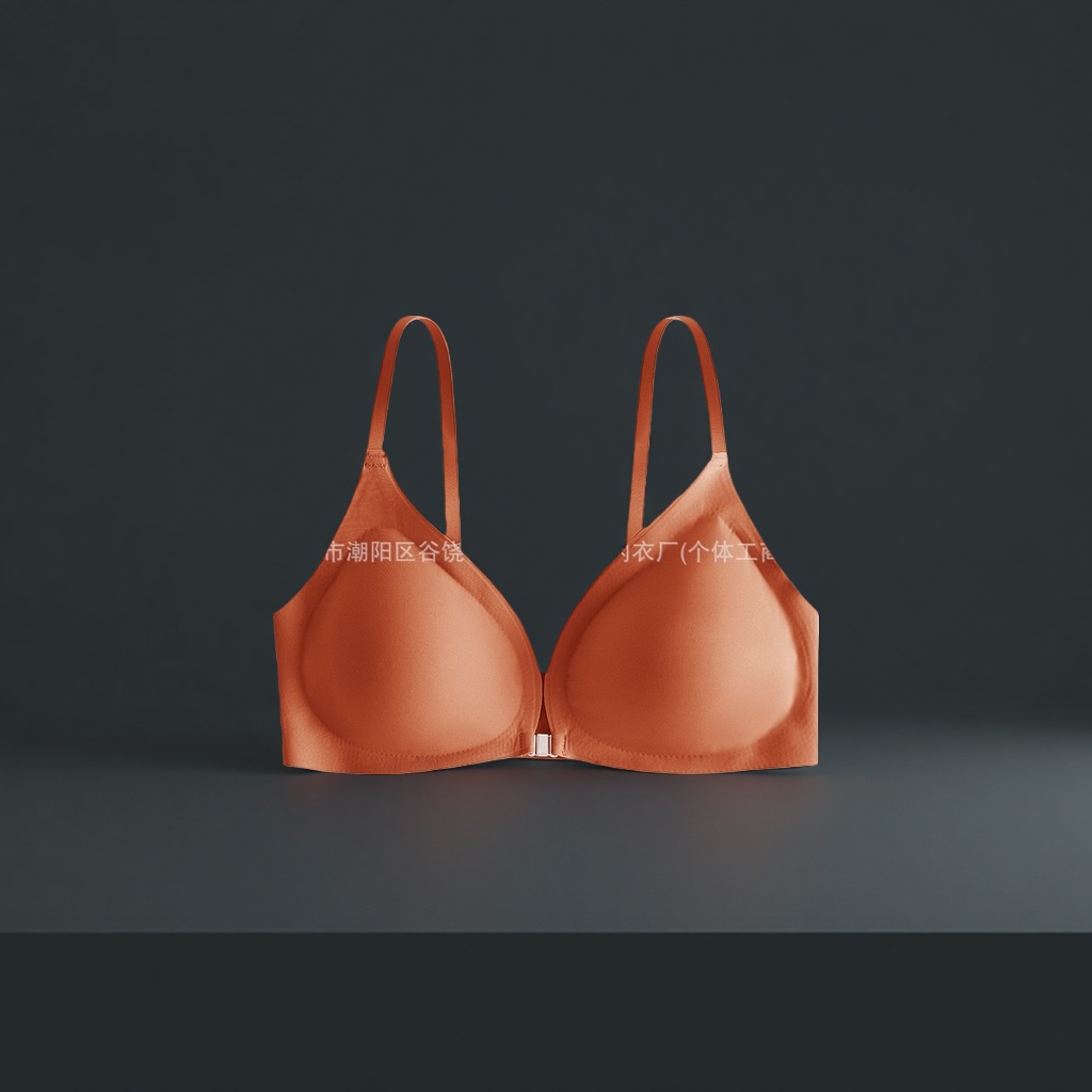Orange, seamless and breathable women's underwear Specification image