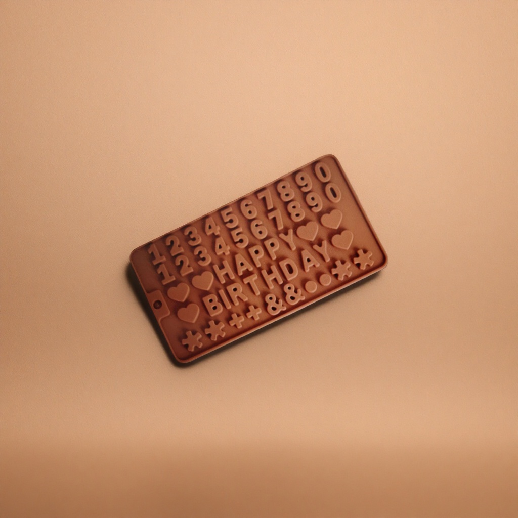 Brown silicone mold for baking cakes and cookies, household high-temperature resistant food grade Specification image