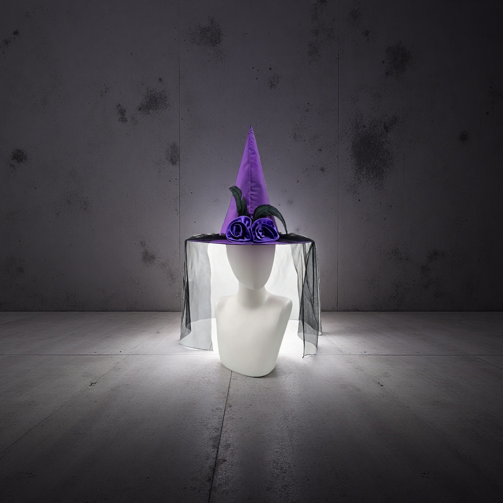 Purple wizard hat, Halloween party prop for children and adults, cosplay decorative hat Application Scenario