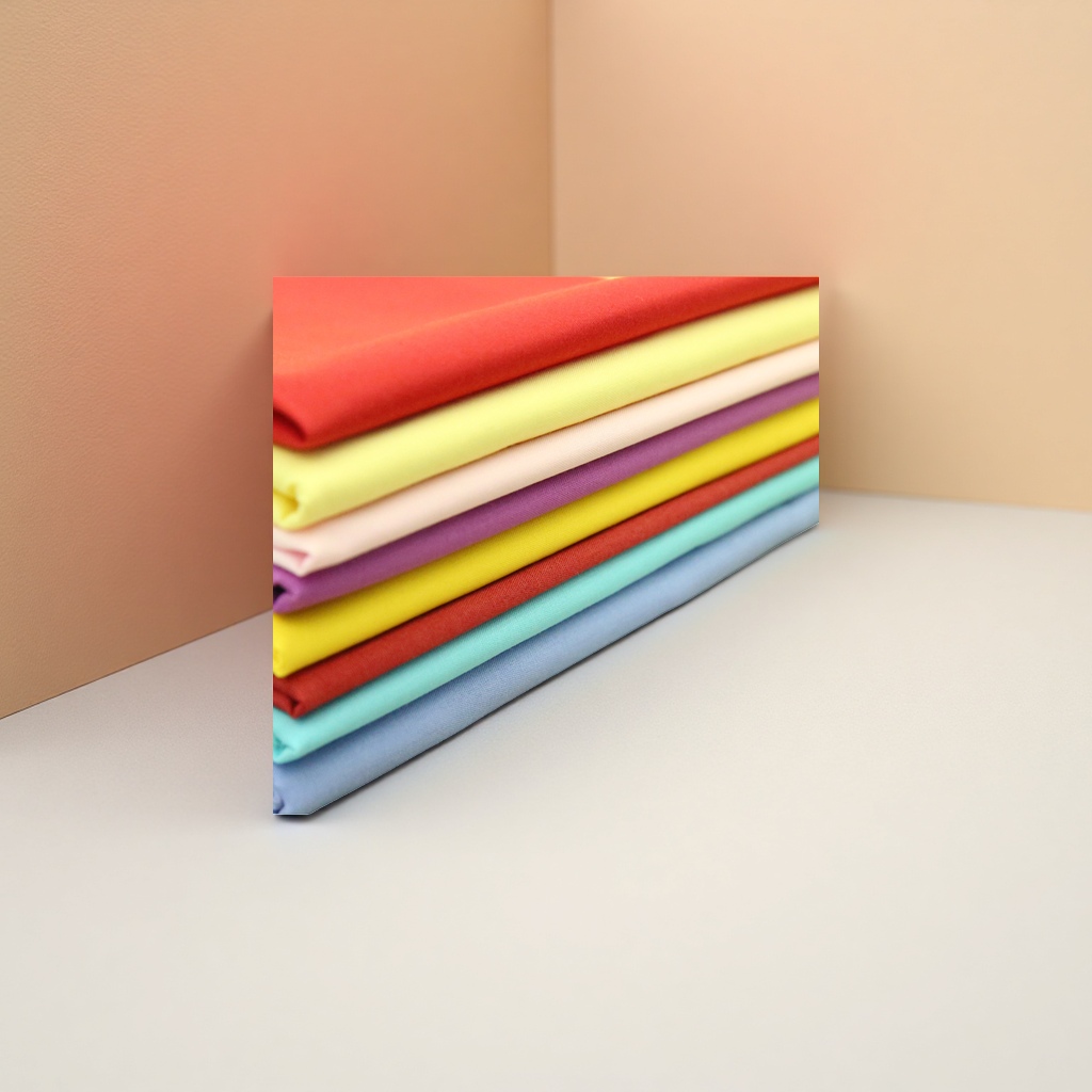 Colorful fabric stacking, creative handcrafted fabric materials, multi-color mixed and matched DIY decoration Application Scenario