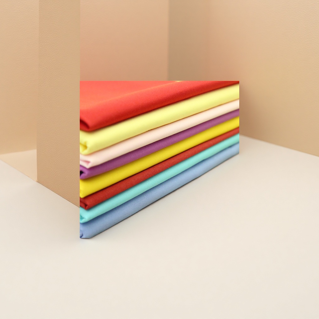 Colorful fabric stacking, creative handcrafted fabric materials, multi-color mixed and matched DIY decoration Specification image