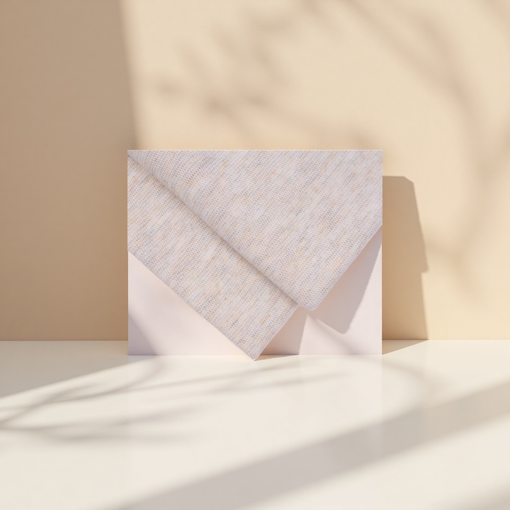 Tejido de tela de punto beige suave y amigable para la piel adecuado para hacer vestido de ropa casera Application Scenario