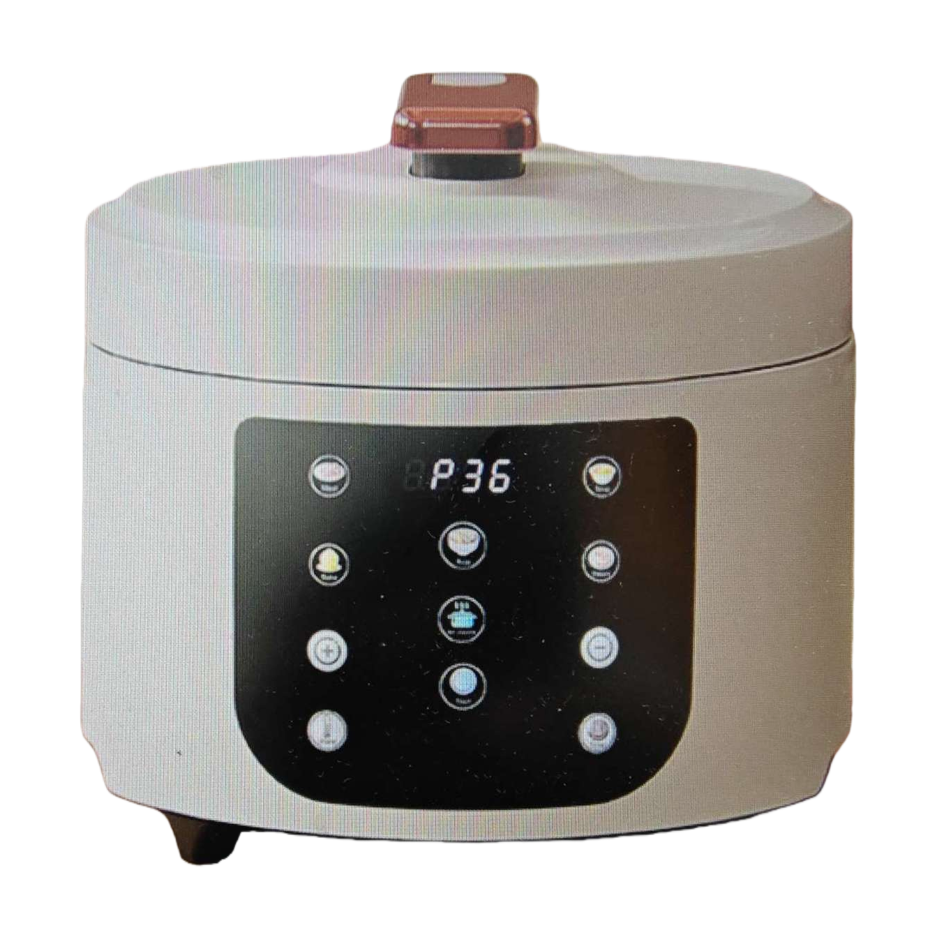 White rice cooker, household smart reservation multi-functional rice cooker, 3L Item Picture