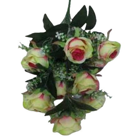 Yellow and pink gradient rose bouquet, fresh flower express delivery, birthday gift, Valentine's Day bouquet Item Picture