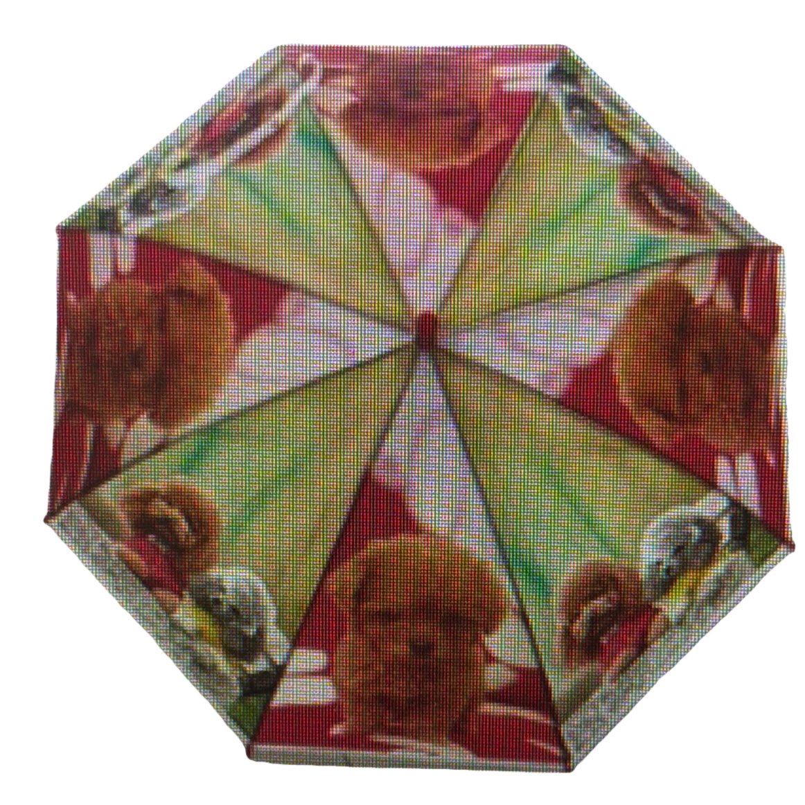 Colorful puppy pattern all-weather umbrella, waterproof, sun-proof, lightweight and foldable, suitable for both women and men Item Picture